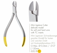 Mini Ligature cutter delicate model soft and hard wire up to 0,3 mm. | 632/8TC