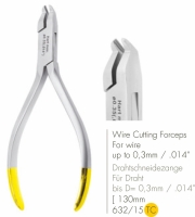 Orthodontietang| Kniptang | Wire cutting forceps for wire up to 0,3 mm. / .014" | 632/15TC