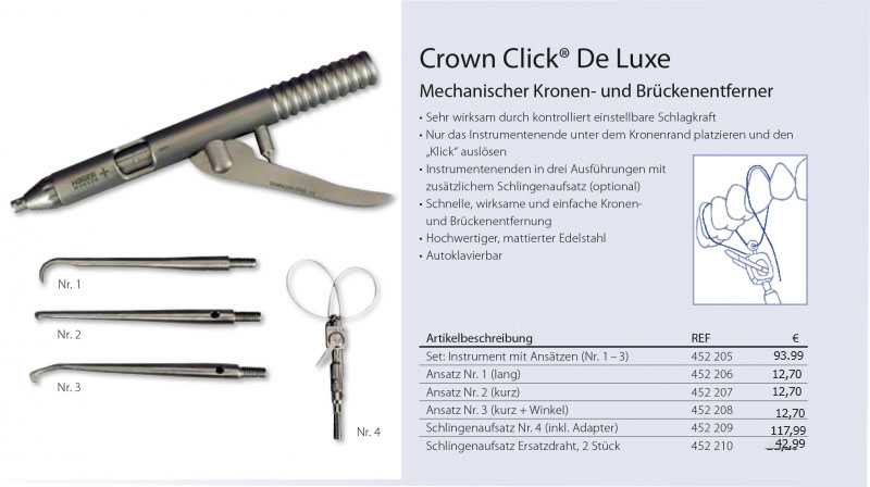 Hager en Werken Crown Click de Luxe,  kronentikker Set 452.205 + 452.209