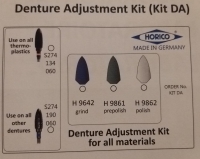 Denture Adjustment Kit (Kit DA) Horico