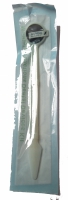 Steriel verpakte disposable mondspiegel met spatel| Wit  | per 100stuks |DDC DM100x1