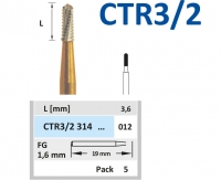 Crown cutter | 5 stuks | Horico CTR3/2 314 012