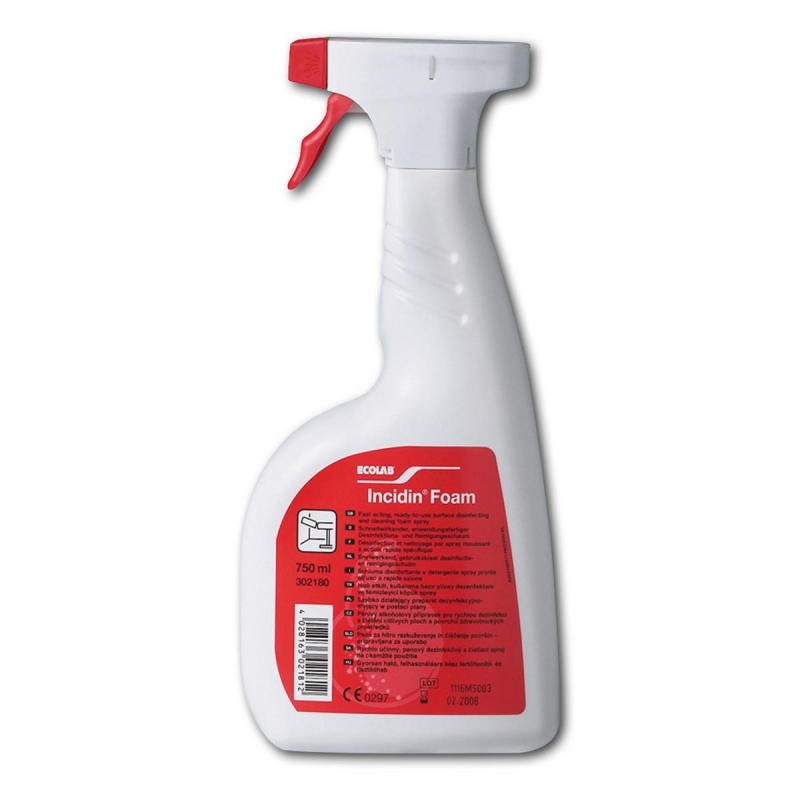 Ecolab Incidin foam spray 750ml | Snelwerkend en gebruiksklaar | 3046010
