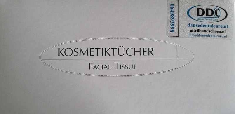Facial tissue | Tissuebox | 2-laags cellulose |10 x 100 stuks