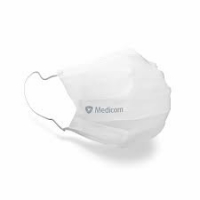 Mondmaskers Medicom Safe+ Mask|  Type IIR Wit | elastiek  50 stuks | 2119-30
