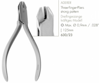 Draadbuigtang |  ADERER Three-Finger-Pliers strong pattern for wire up to 0.9mm  | 630/23