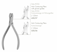 Orthodontietang |Draadbuigtang |DeLa ROSA Contouring Pliers with groove guides | 630/37 en 630/56
