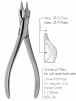 Universal Pliers for soft and hard wire | 631/4