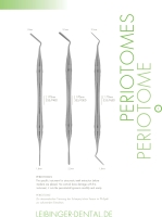 Periotome  2.5mm - 1.8mm  / 170mm| 335/P6-ED